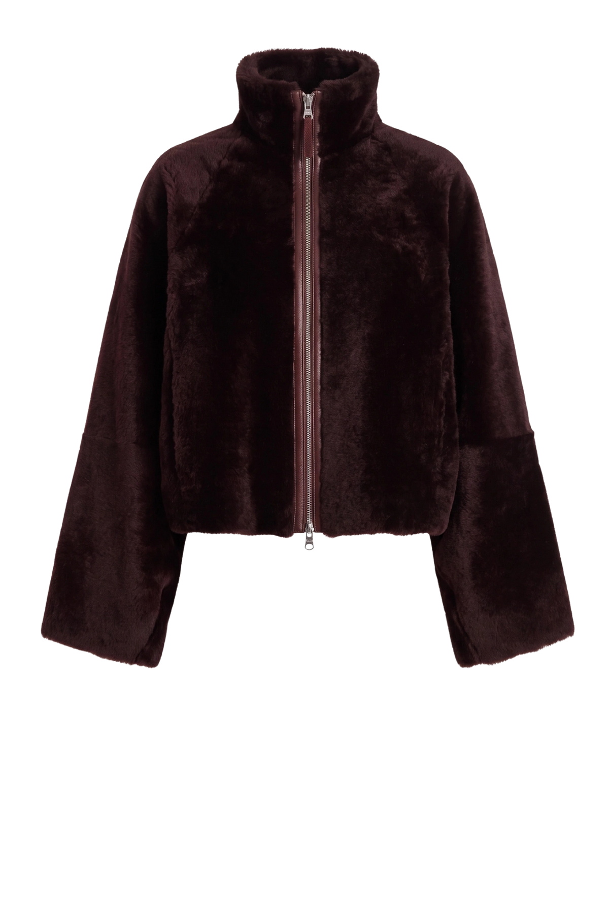Lammfelljacke Jackson in Red Wine