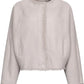 Lammfelljacke Juka in Light Grey