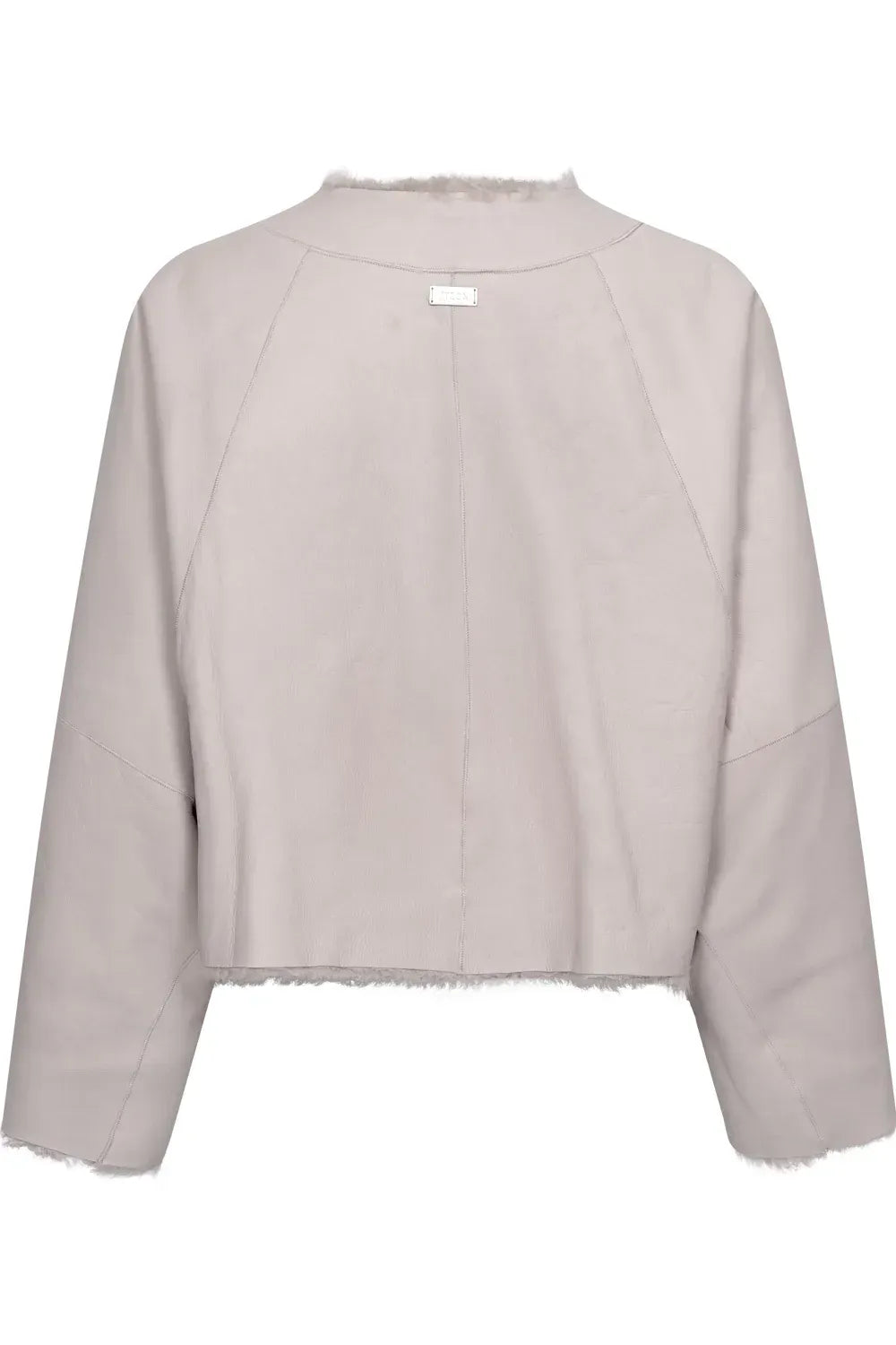 Lammfelljacke Juka in Light Grey