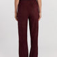 Lederhose Prince Suede in Red Wine