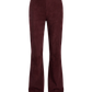 Lederhose Prince Suede in Red Wine