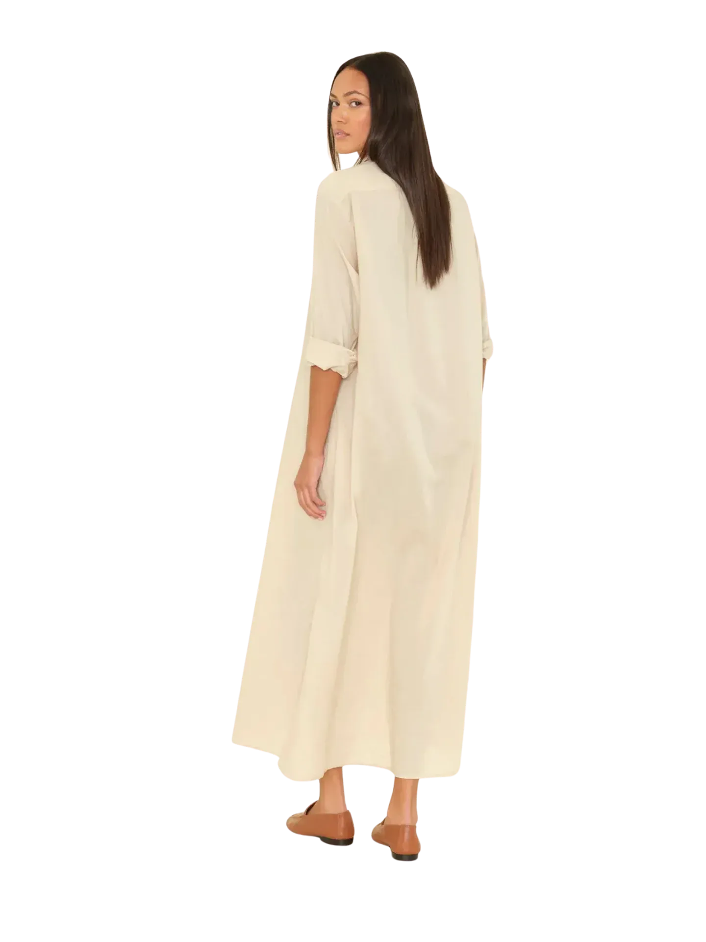 Boden dress in white