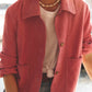Lederjacke Marianne in Rosedust