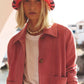 Lederjacke Marianne in Rosedust