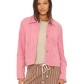 Lederjacke Marianne in Rosedust