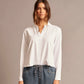 Longsleeve Spalding Tee in White