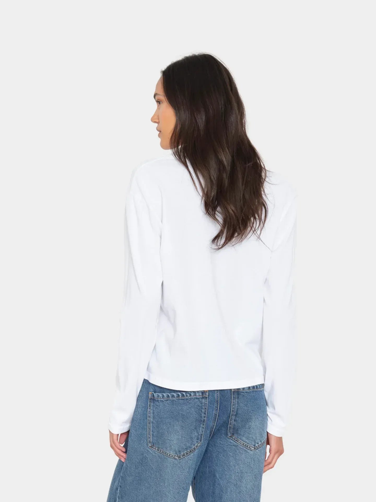 Longsleeve Spalding Tee in White