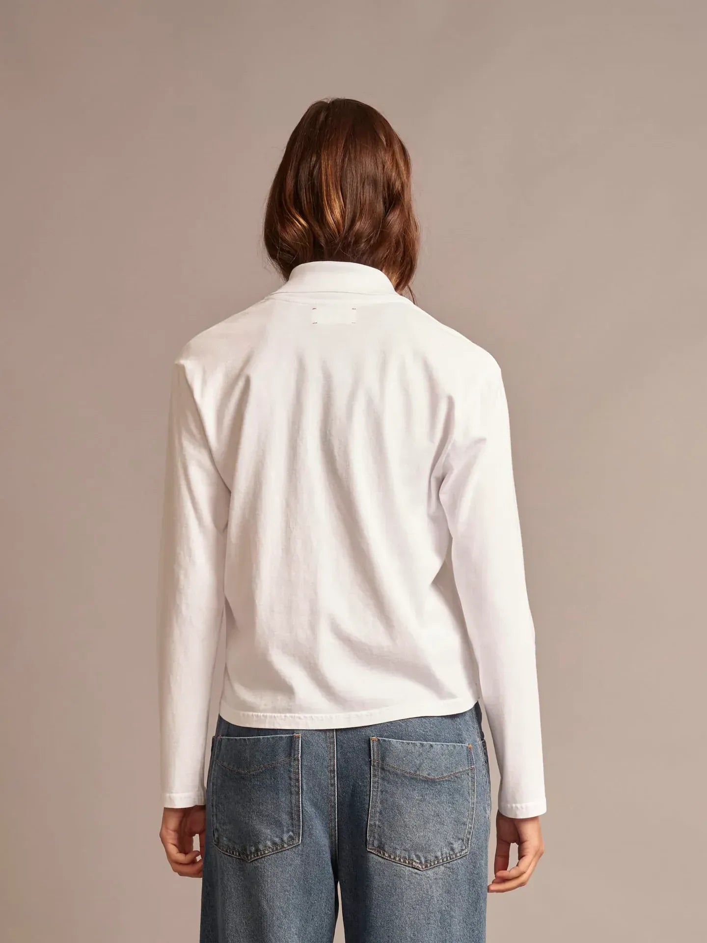 Longsleeve Spalding Tee in White
