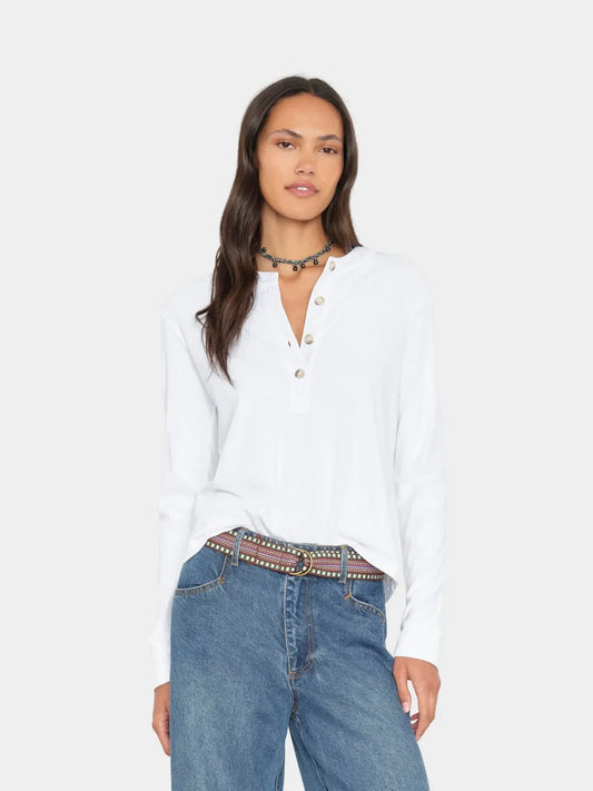 Longsleeve Tee Lucas in White