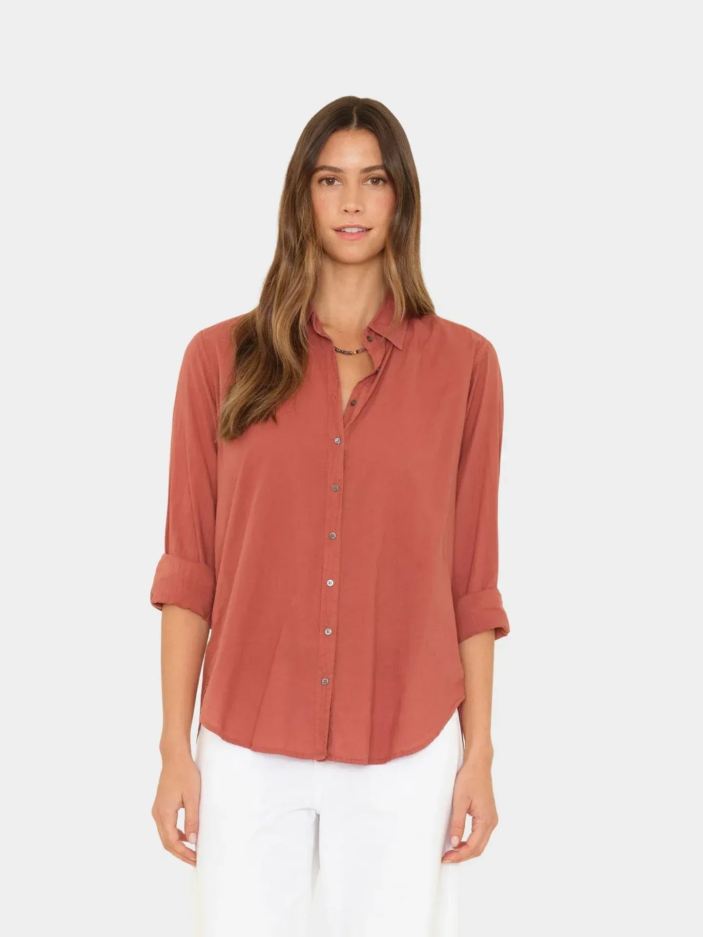 Shirt Beau in Cinnabar