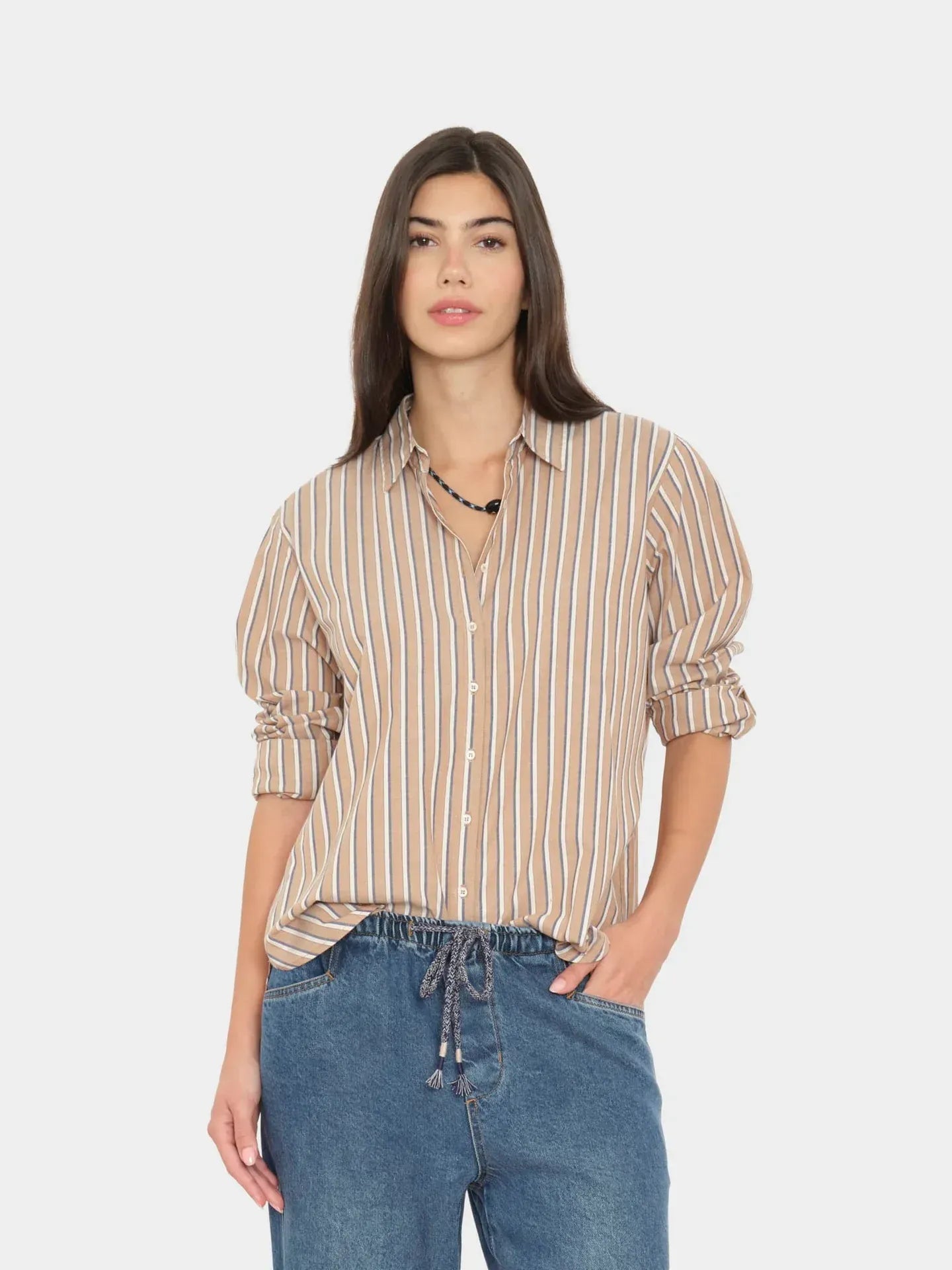 Shirt Beau in Hickory Navy