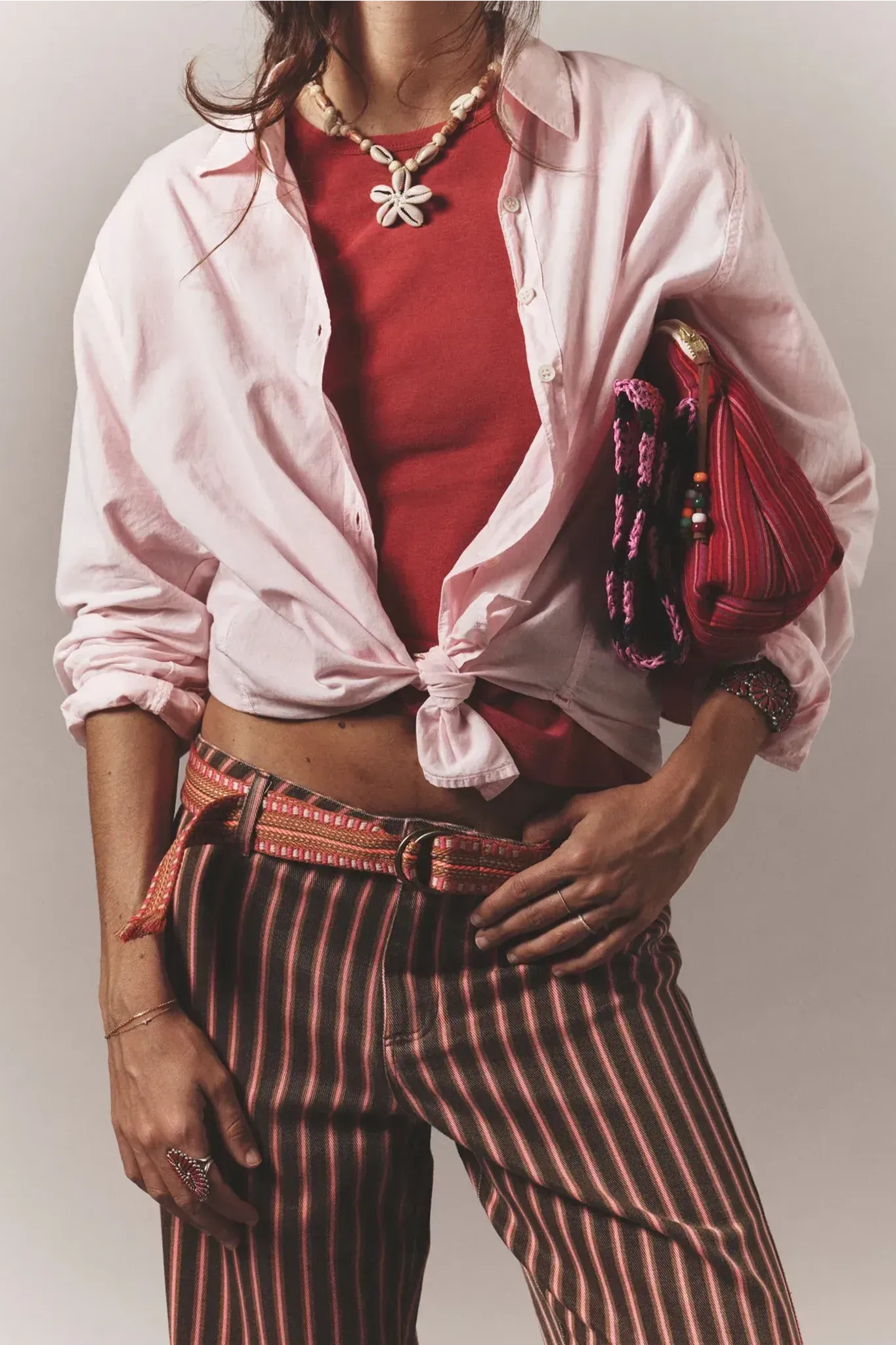 Shirt Beau in Pale Rose