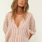 Shirt Bowie in Dusty Pink Stripe