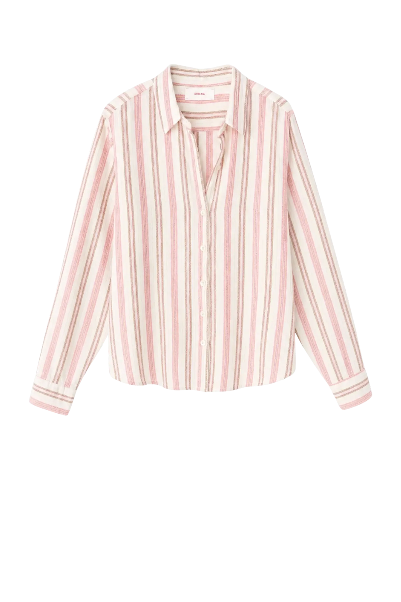 Shirt Bowie in Dusty Pink Stripe