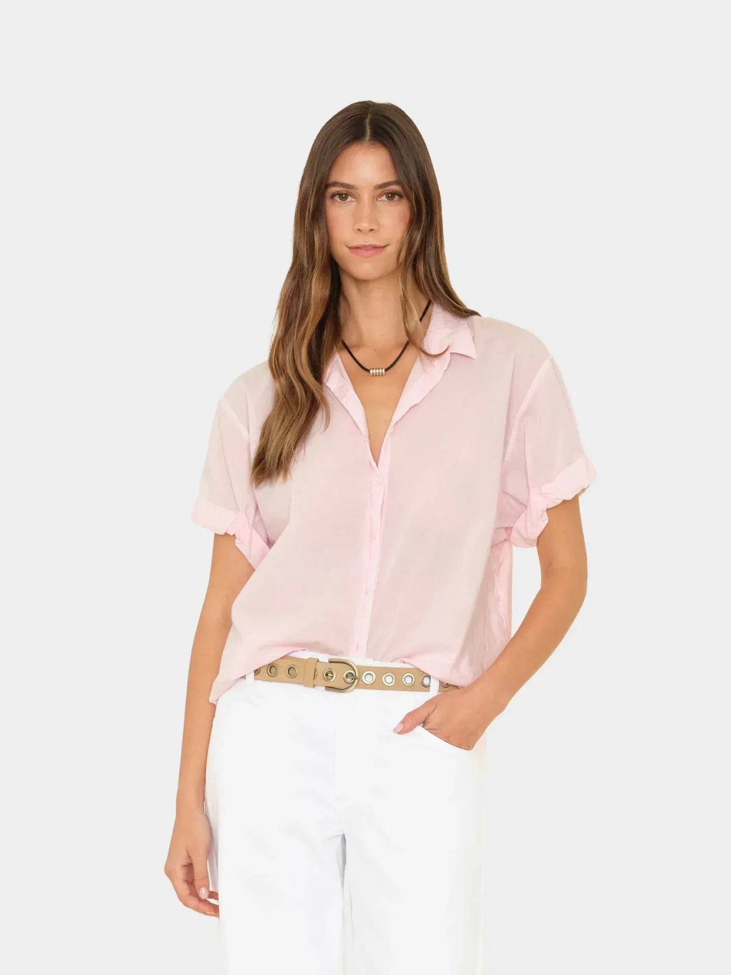 Shirt Channing in Pale Rose