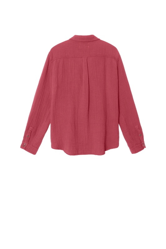 Blouse Chariot in Red Dahlia