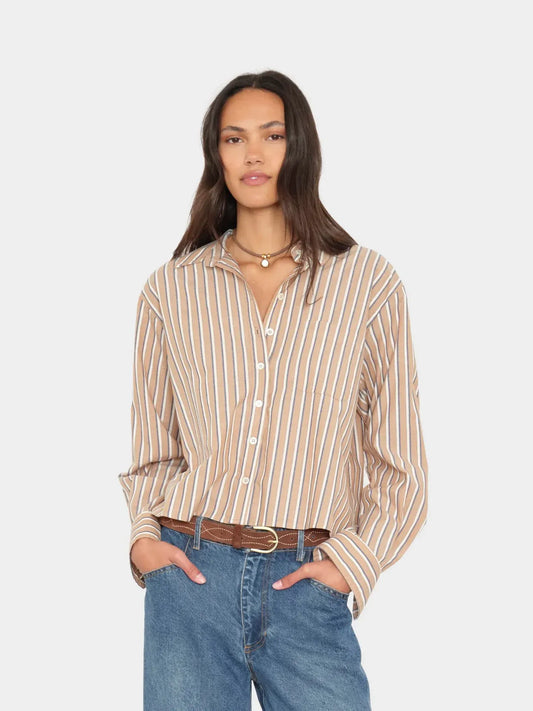 Shirt Wyler in Hickory Navy