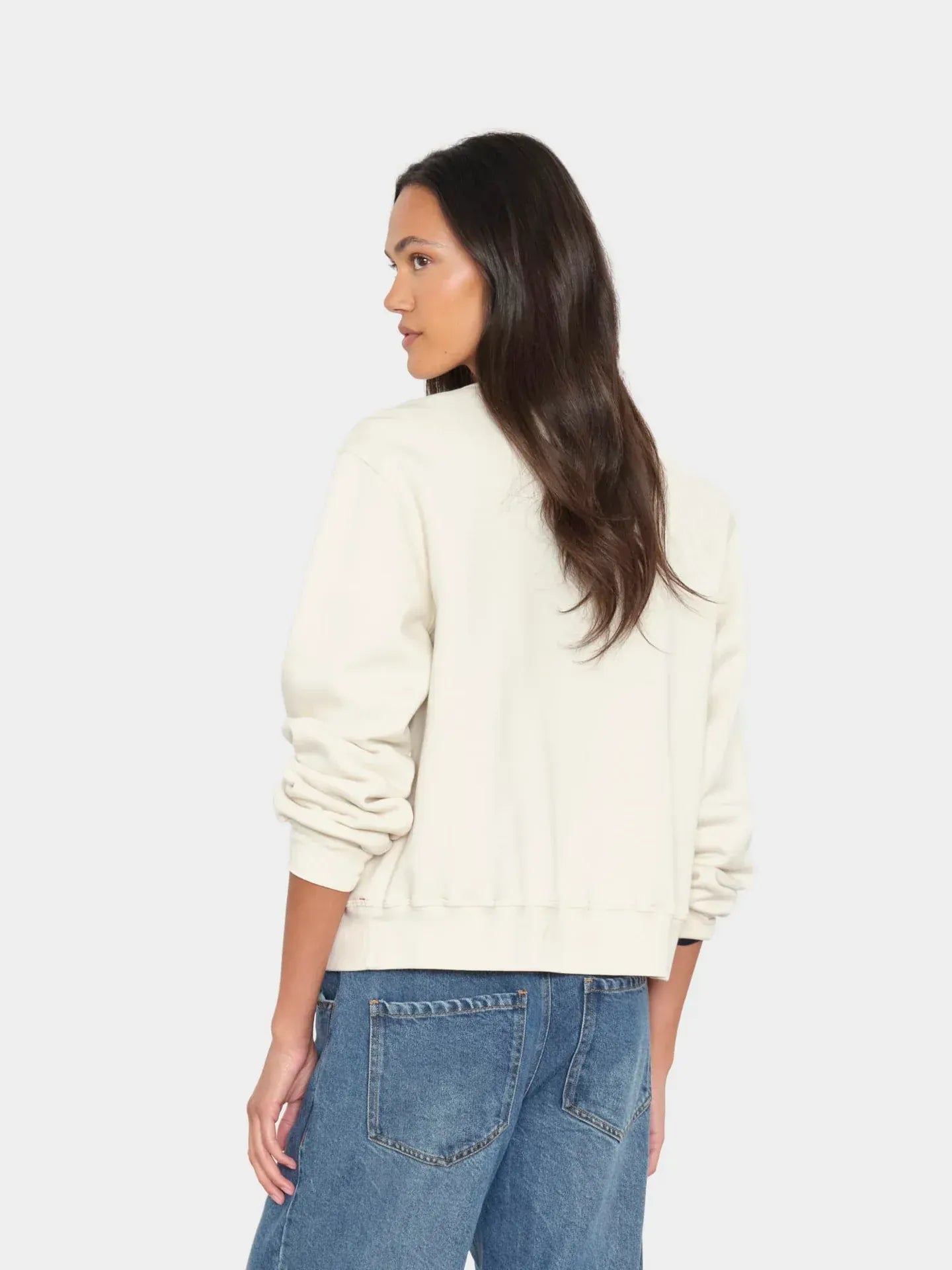 Sweat Cardigan Lanna in Cloud