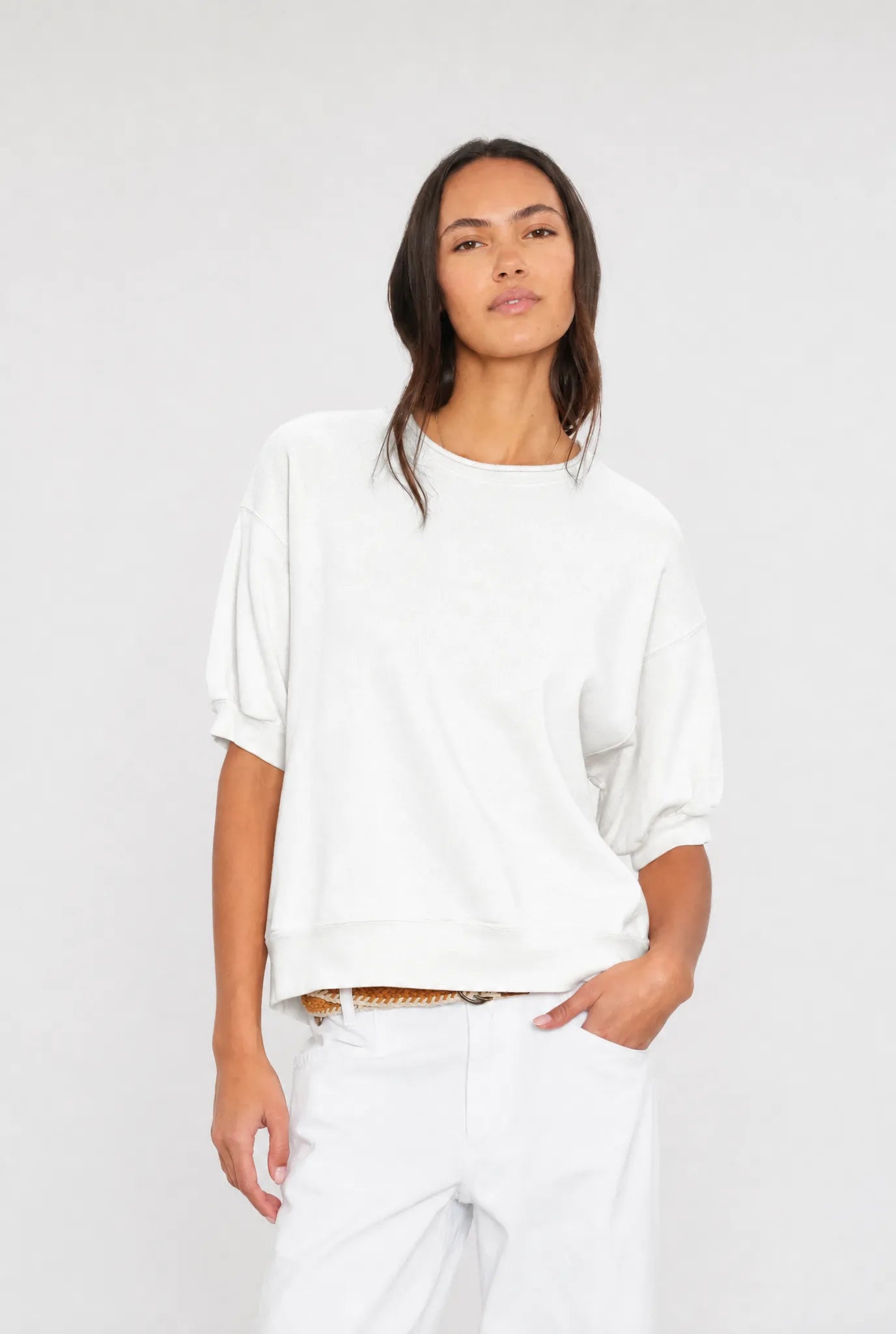 Sweatshirt Jax in White