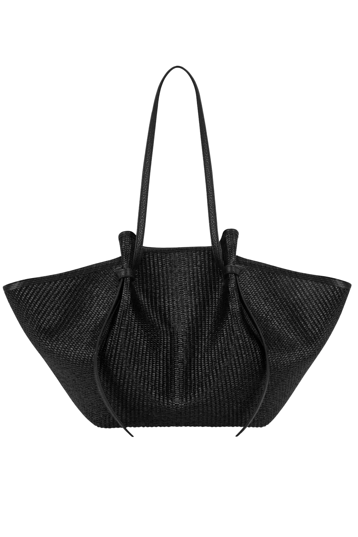 Bag Large Mochi woven Raffia in Black