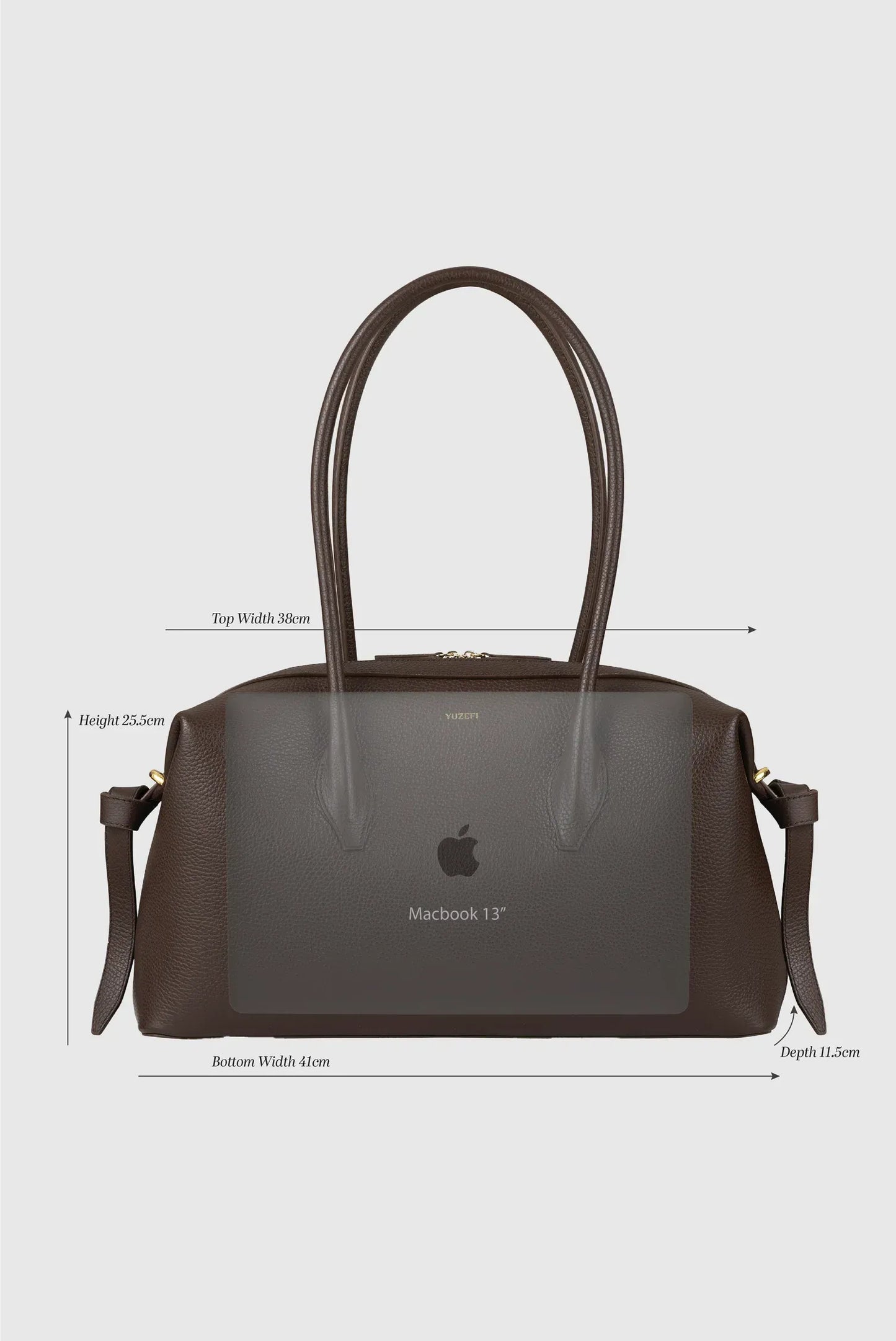 Tasche Brioche Duffle in Ganache Suede