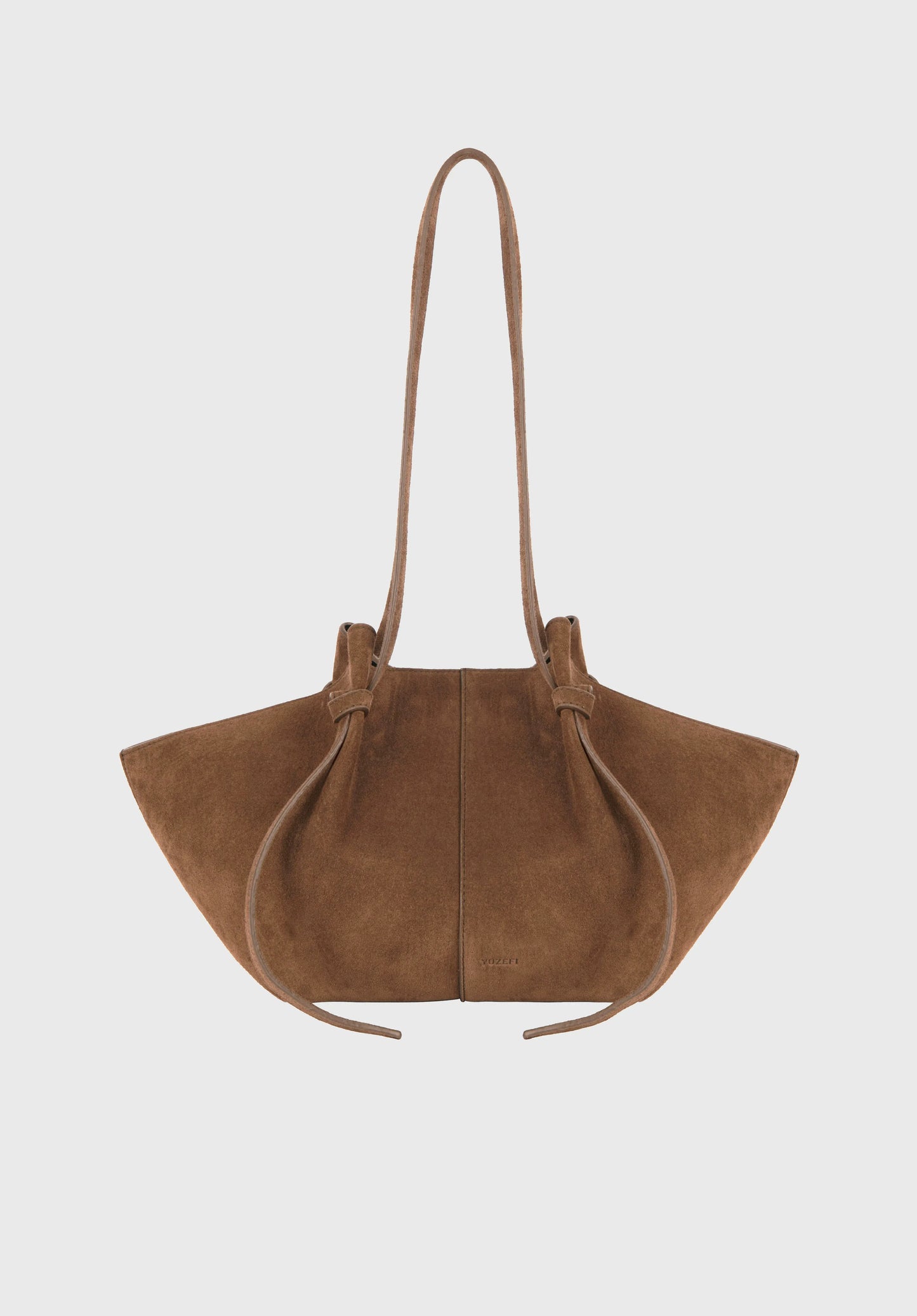 Tasche Large Mochi Suede in Cognac