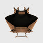 Tasche Large Mochi Suede in Cognac