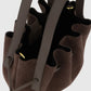 Tasche Mini Scallop Tote in Nutmeg Suede