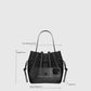 Tasche Mini Scallop Tote in Nutmeg Suede