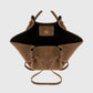 Tasche Mochi Suede in Cognac