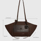 Tasche Mochi Suede in Cognac