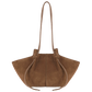Tasche Mochi Suede in Cognac