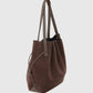 Tasche Scallop Tote in Nutmeg Suede