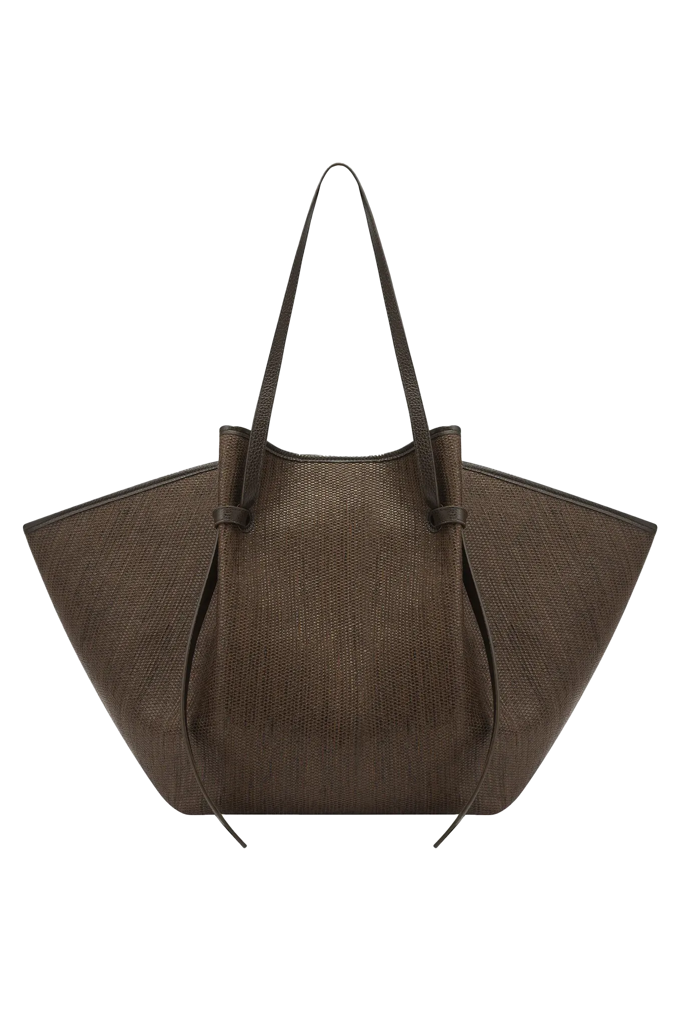 Tasche XL Mochi Woven Raffia in Fudge