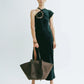 Tasche XL Mochi Woven Raffia in Fudge