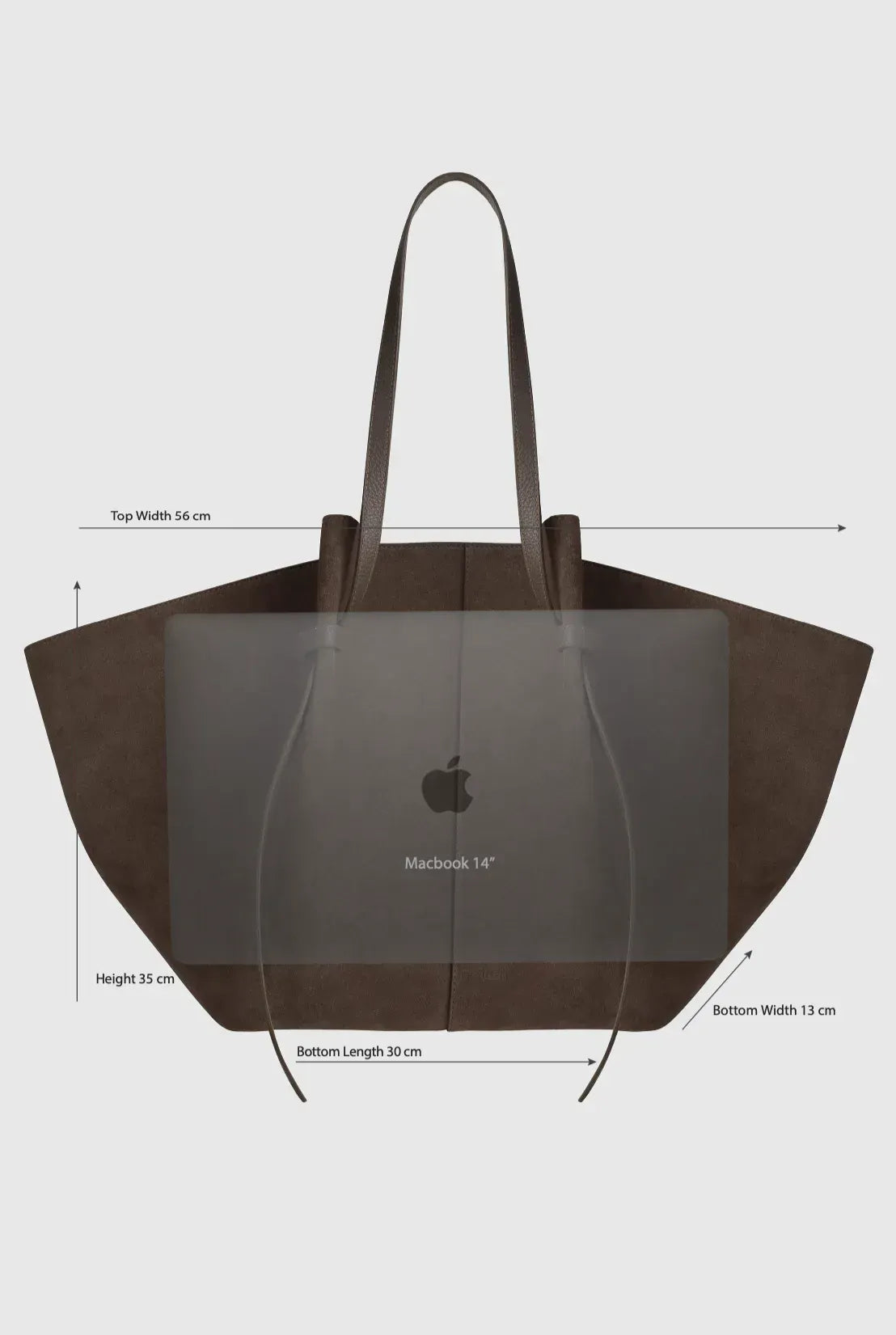 Tasche XL Mochi Woven Raffia in Fudge
