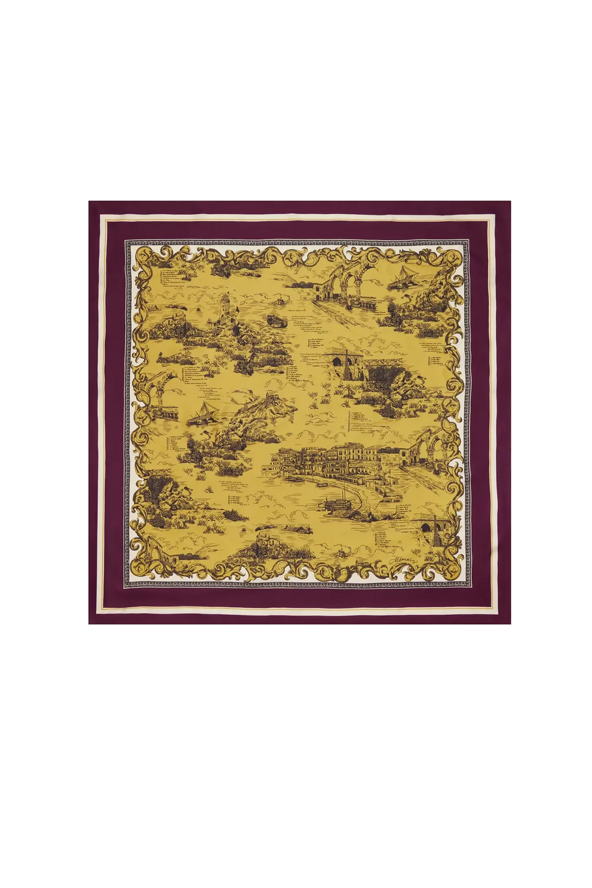 Schal Martos Silk in Gold