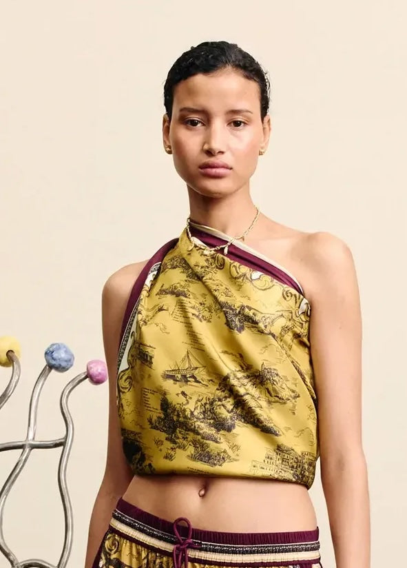 Schal Martos Silk in Gold