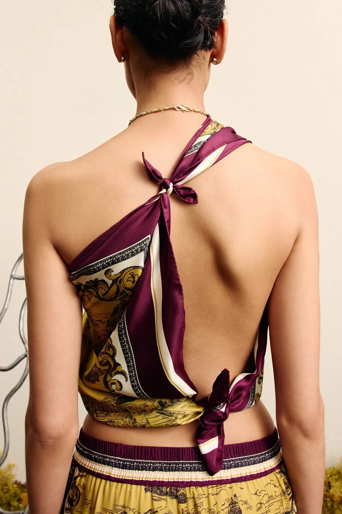 Schal Martos Silk in Gold