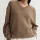 Pullover Yara V-Neck in Hazel