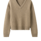 Pullover Yara V-Neck in Hazel