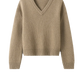 Pullover Yara V-Neck in Hazel