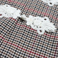 Bluse Caroline in Schwarz/Weiß/Rot