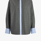 Bluse Eleonora in Grau/Blau