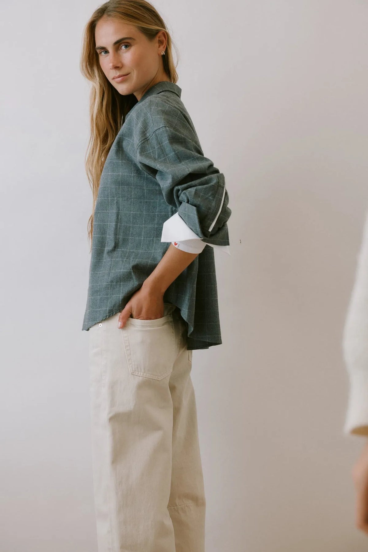 Bluse Klara in Grau