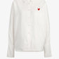 Bluse Oxford in Weiß
