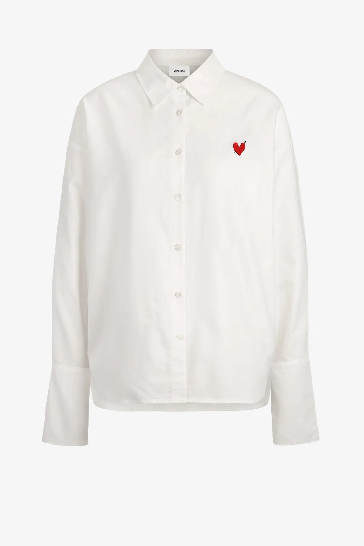 Bluse Oxford in Weiß