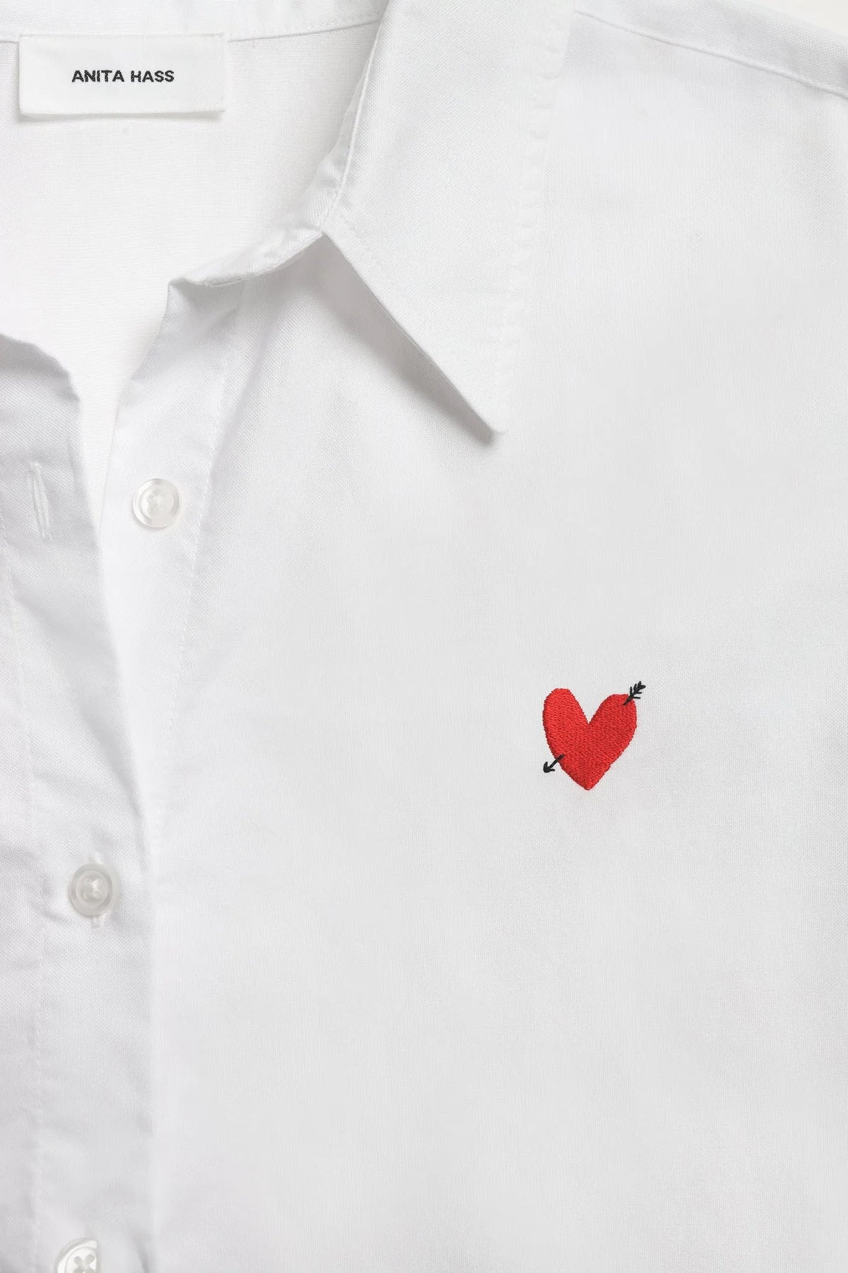 Bluse Oxford in Weiß