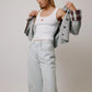 Cardigan Mae in Grau
