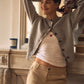 Cardigan Mae in Grau